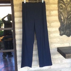 VINCE, 4 POCKET, PULL ON, LINEN BLEND, NAVY PANTS, SIZE MEDIUM WORN ONCE…….